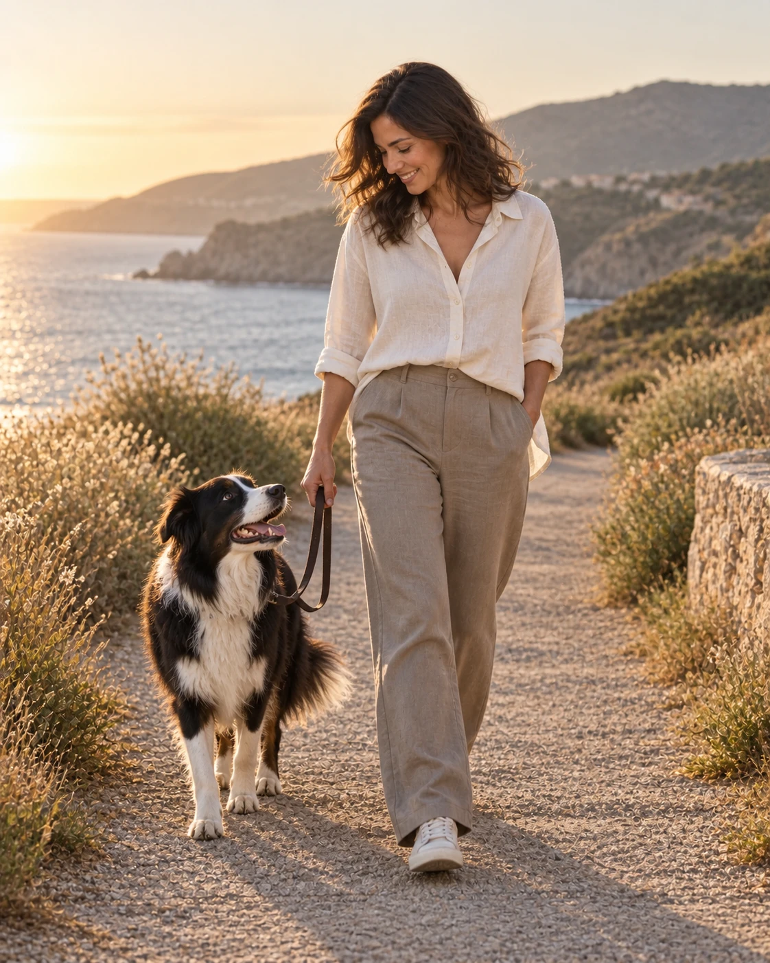 Salt air and your favorite walking partner.