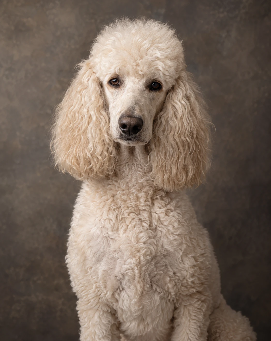 The classic portrait-studio look.