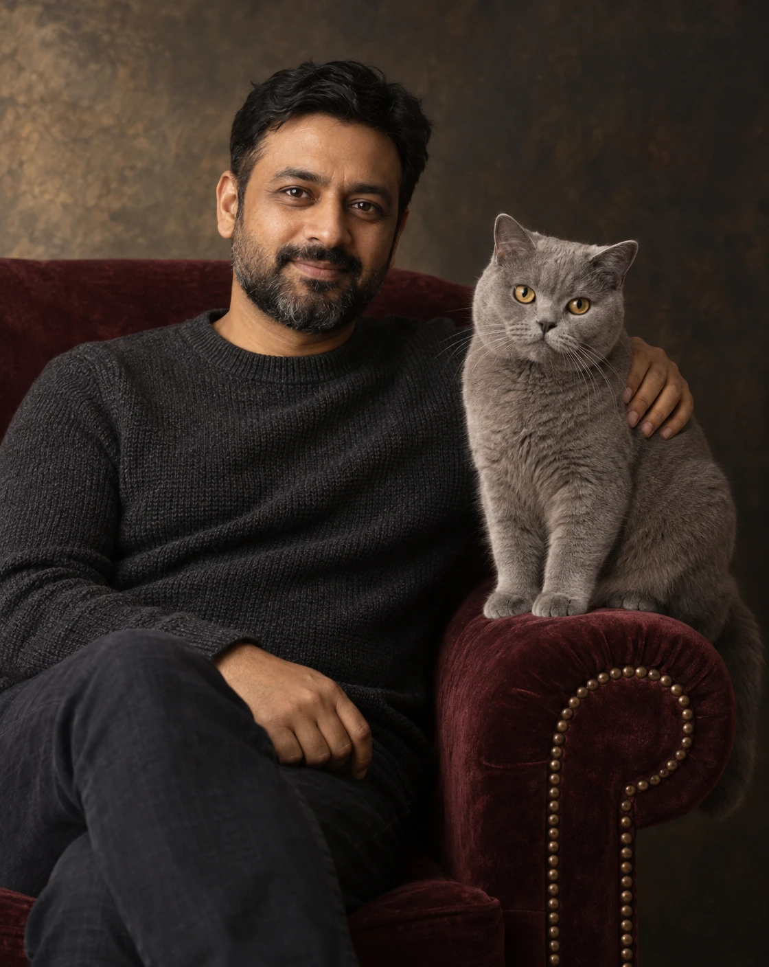 An old-world portrait, made for you two.