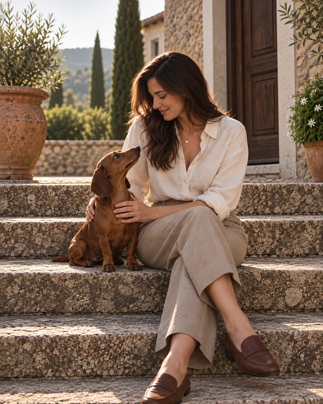 Warm stone. Soft linen. Your favorite company.